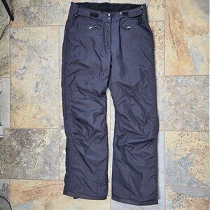 Polar Edge Silver Series Size XL Womens Black Ski Snow Pants Water Resistant